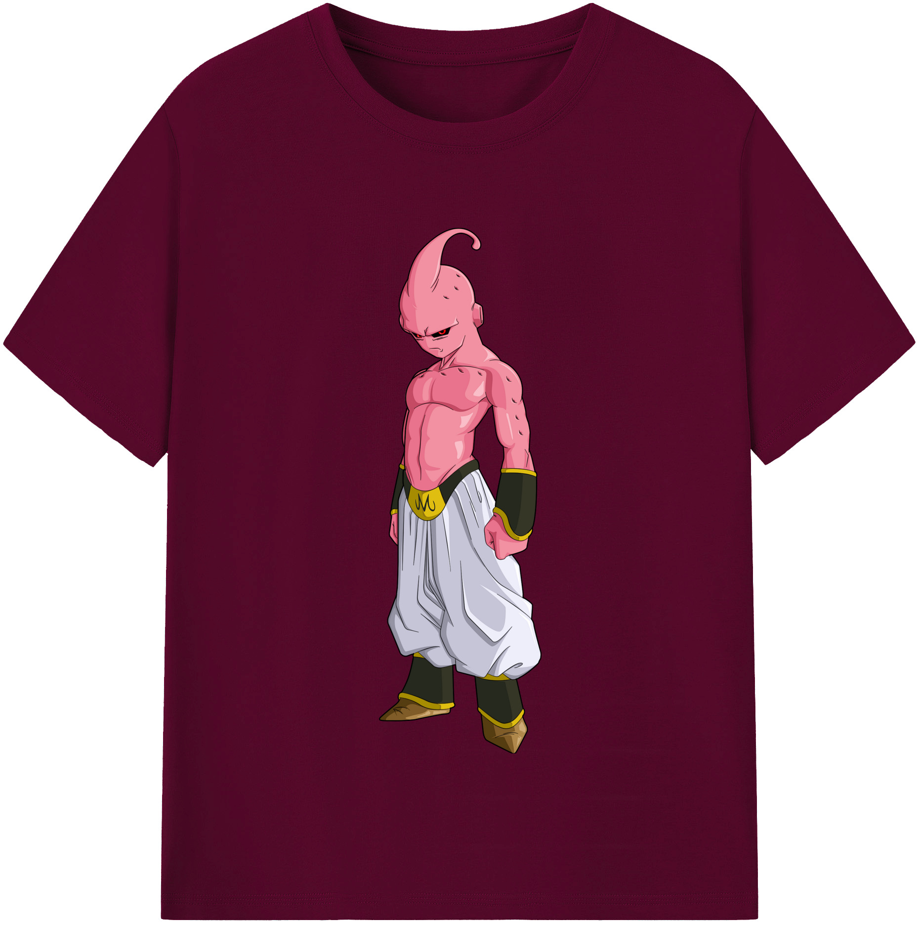 （画像用） ドラゴンボール 魔人ブウ DRAGON BALL Majin Buu レディースカジュアルプリントTシャツ（綿100％）